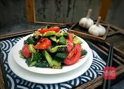 Summer quick salad dish Illustration of how to do it 8