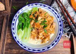 Illustration of making tofu braised noodles 17