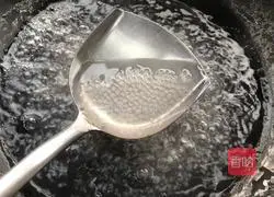 Illustration of how to make purple sweet potato, white fungus and sago 2