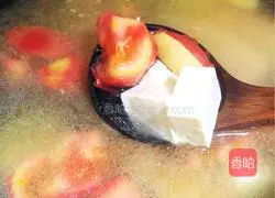 Salmon bone tofu soup recipe 3