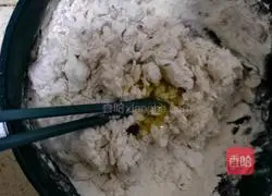 Illustration of how to make scallion pancake 2