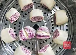 Illustration of how to make purple sweet potato rolls 10