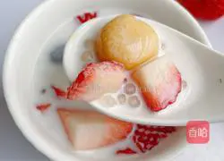 Illustration of how to make glutinous rice balls and sago 9