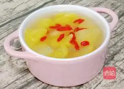 Illustration of how to make pineapple apple syrup 8