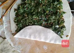 Illustration of how to make purslane rolls 9