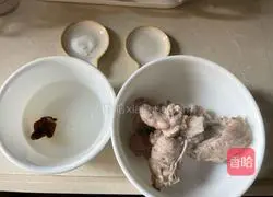 Illustration of how to make red bean, lentil and pig tail bone dehumidification soup (for one person) 3