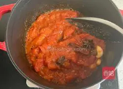 Illustration of how to cook beef brisket with tomatoes 5