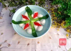Illustration of how to make fish ball soup 11