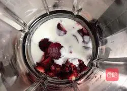 Illustration of how to make bayberry milkshake and sago 9