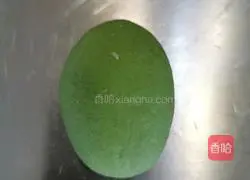 Illustration of how to make frog kidney bean buns 7