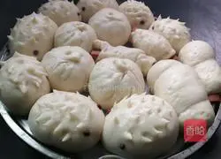 How to make hedgehog bean paste buns 5