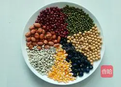 Illustration of how to make grain health paste 1