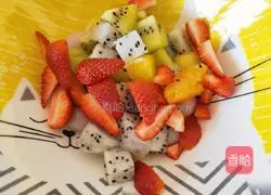 Illustration of how to make fruit glutinous rice balls 5