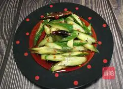 #Hebei cuisine#Recipe of refreshing cucumber 11