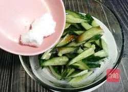 #Hebei cuisine#Recipe of refreshing cucumber 5