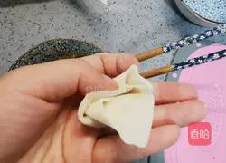 Illustration of how to make wontons in clear soup 6