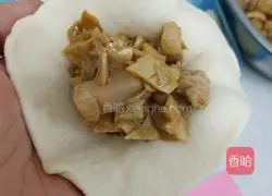 Illustration of how to make Dried Bamboo Bamboo Buns 11