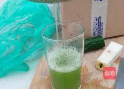 Cucumber and pear juice Illustration of how to do it 7