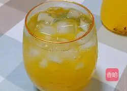 Lemon Passion Fruit Honey Illustration of how to make water 17