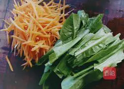 Illustration of how to make cold vermicelli 2