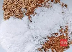 Cake off the residue~Illustration of how to make brown sugar shortbread 5