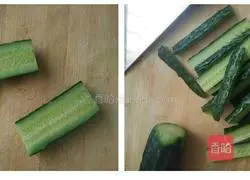 Illustration of how to make sweet and sour cucumber 4