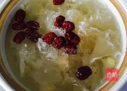 Papaya and Tremella Soup Recipe Illustration 9