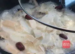 Illustration of how to make original bonito soup 9