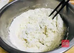 Illustration of how to make fresh meat wontons 1