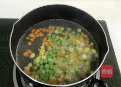 Illustration of how to make steamed buns and vegetable salad 6