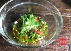 Illustration of how to make jade mixed with shredded chicken 8