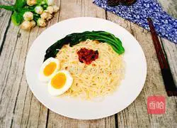 Illustration of how to make noodles with abalone and scallop sauce 11