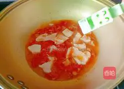 Illustration of how to make tomato and egg noodles 10