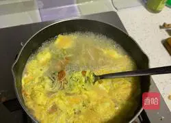 Complementary food~Illustration of how to make tomato and egg noodles 8