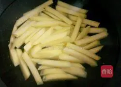 Illustration of how to make French fries 5