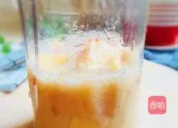 Illustration of how to make peach Yakult 3
