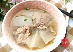 Illustration of how to make radish lean meat soup 10