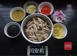 Illustration of how to make cold chicken feet 4