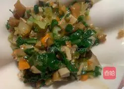 Illustration of how to make fried vegetables and fragrant dried buns 8