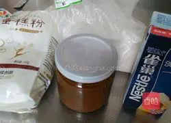 Illustration of how to make butter peanut cookies 1