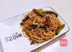 Illustration of how to make Bean Braised Noodles 10