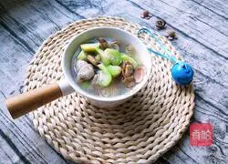 Clam and Luffa Soup Recipe Illustration 12