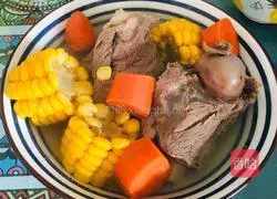 Corn Carrot Bone Soup Recipe Illustration 8