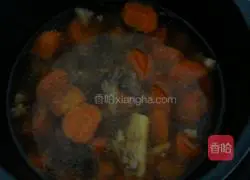 Illustration of how to make carrot stewed with mutton 9