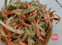 Illustration of how to make cold oat noodles 9