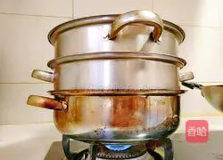 Rose steamed buns Illustration of how to do it 21