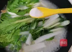 Illustration of how to make seafood rice noodles 8