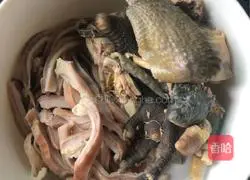 Illustration of how to make bitter pork belly and chicken soup 4