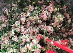 Illustration of how to make cold wontons with pork and coriander 2