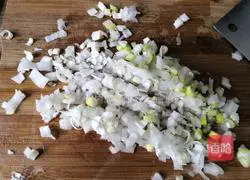 Illustration of how to make coriander noodles 2